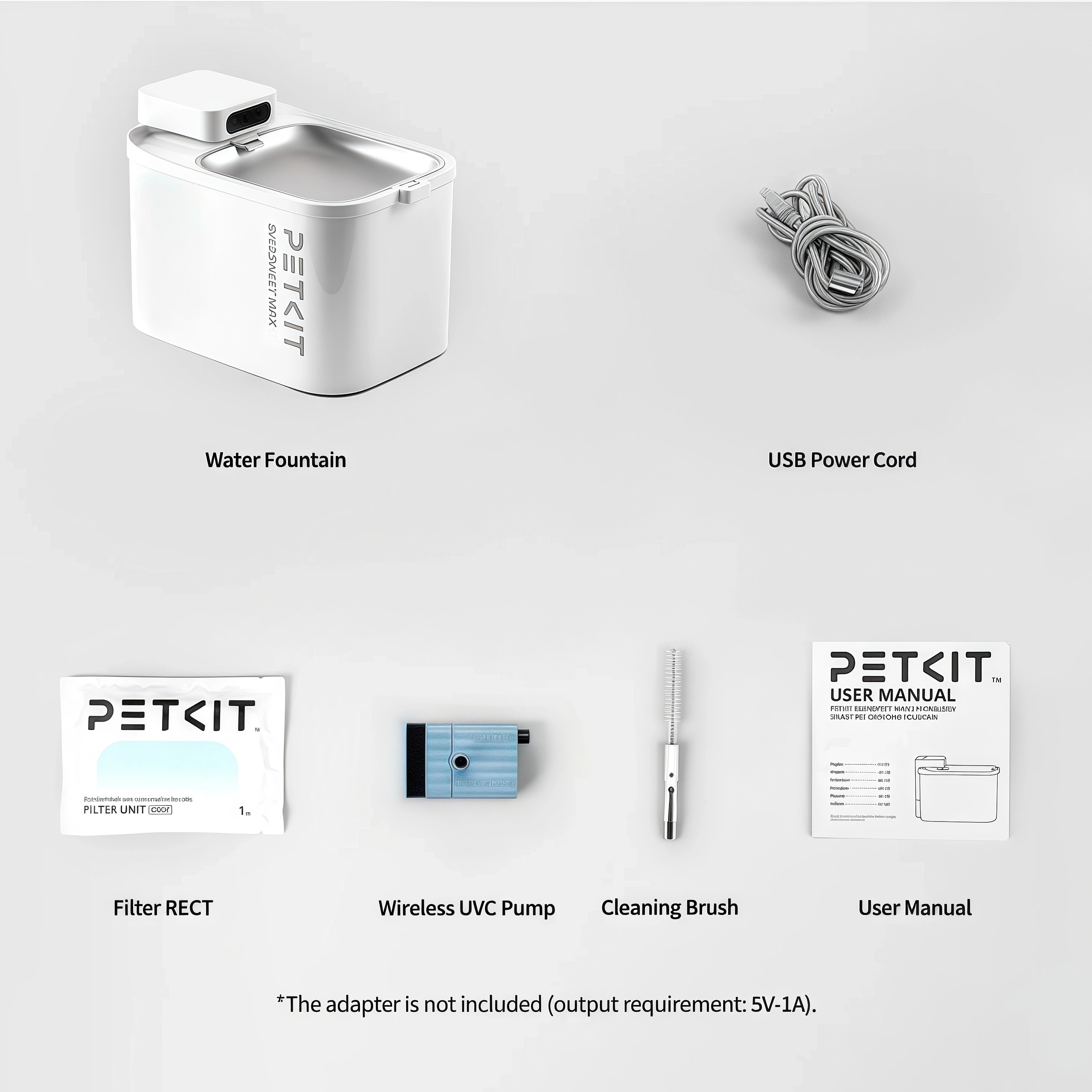 EverSweet Max (kabelloser) Trinkbrunnen für Haustiere