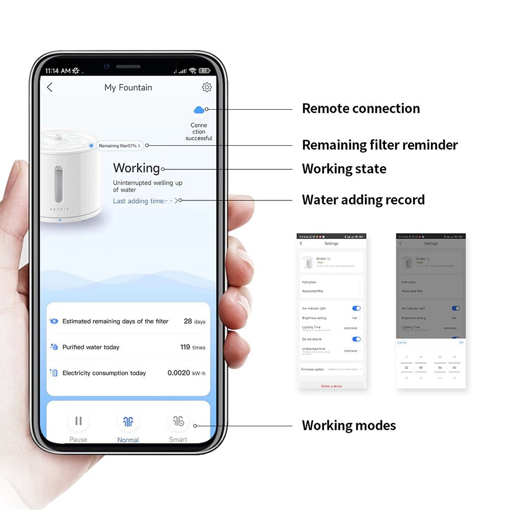 Fontaine à eau pour animaux EverSweet Solo 2