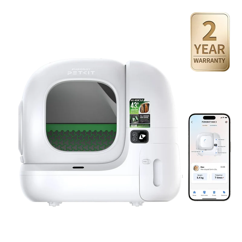 【Officially Refurbished】Purobot max 3 (Premium) Automatic Cat Litter Box