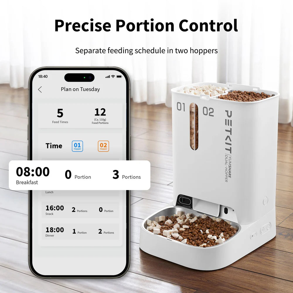 Paquete estándar YumShare con doble tolva