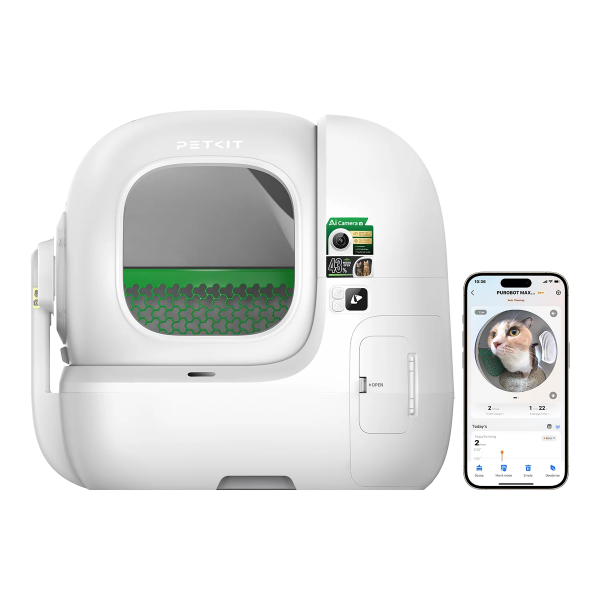Purobot Max Pro 2 Automatic Cat Litter Box – Smart Cleaning Purobot Max Pro 2 Automatic Cat Litter Box – Smart Cleaning
