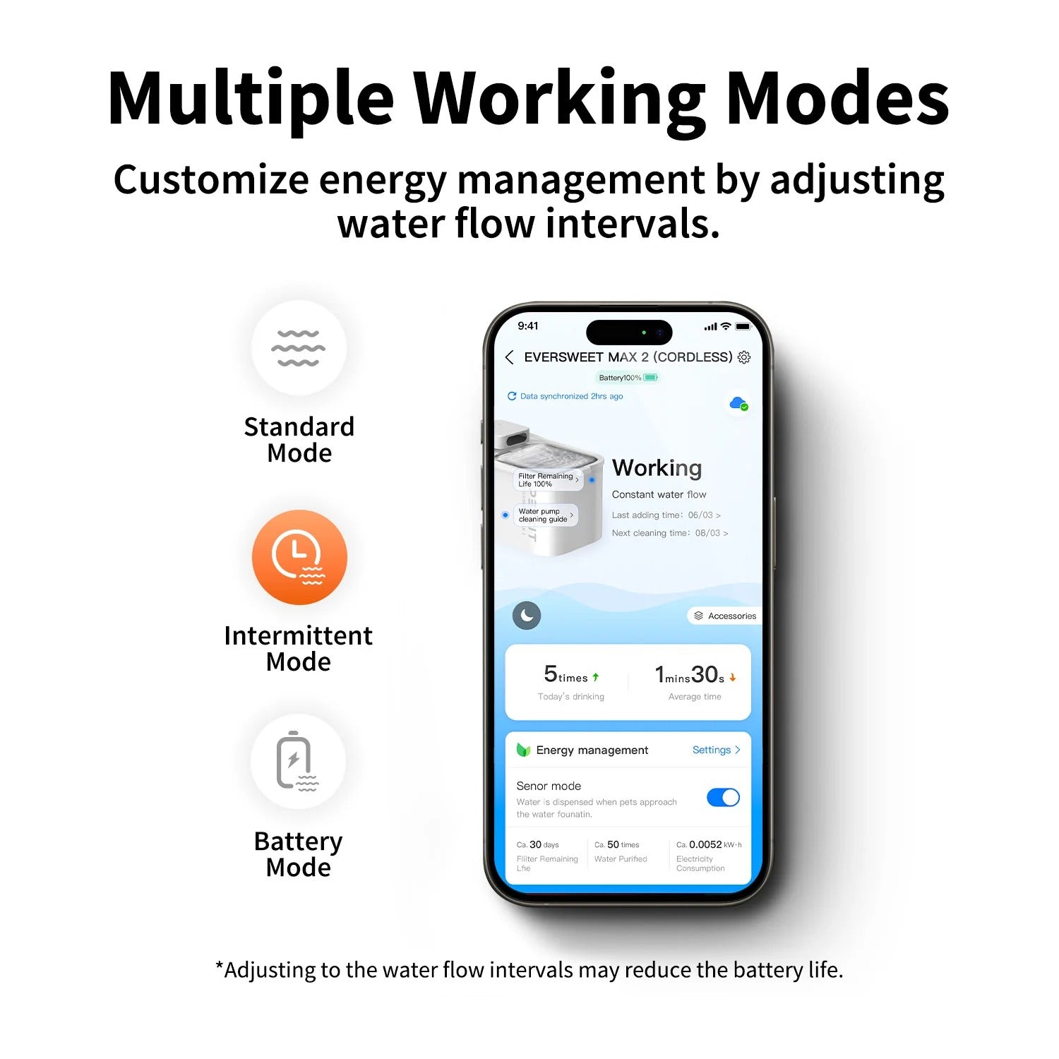 EverSweet Max 2 (UVC) Pet Water Fountain