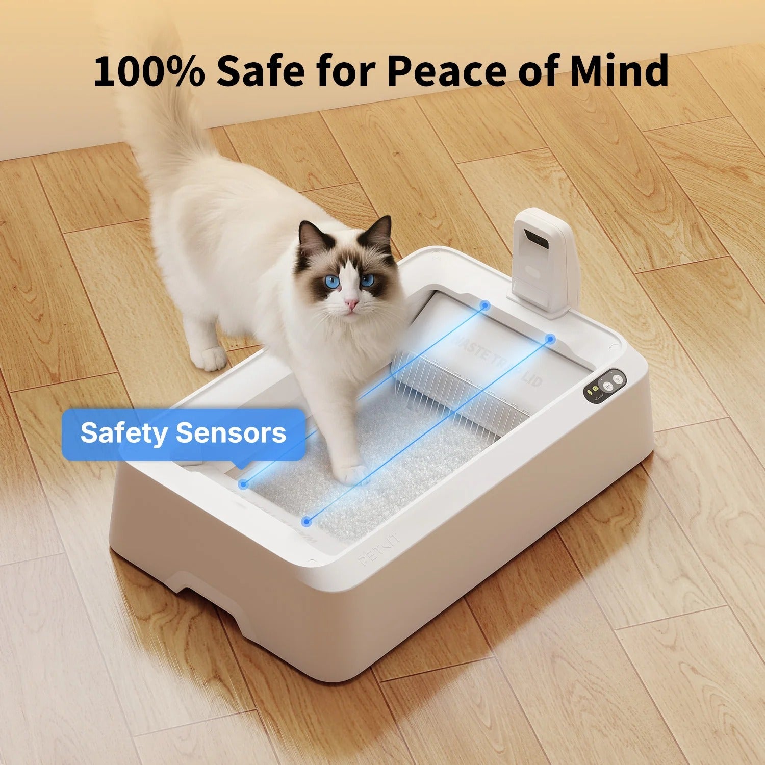 Purobot Crystal Duo Automatic Cat Litter Box with Camera