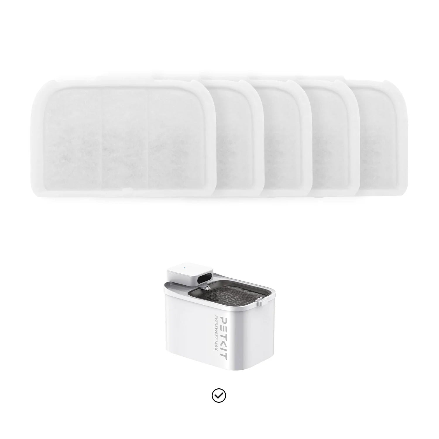 Wireless Water Pump (UVC) & Filter Unit RECT 5.0 | 5 pcs