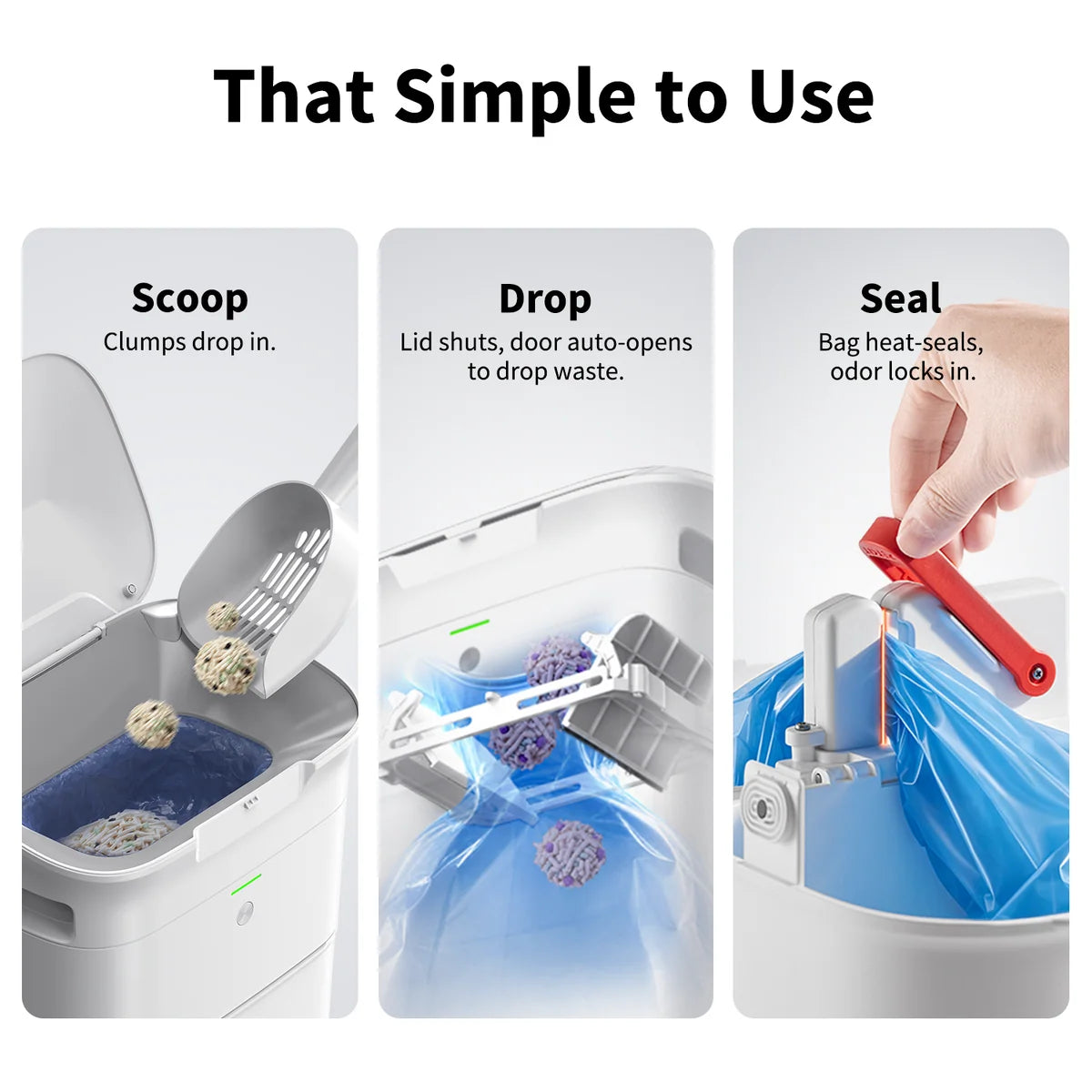 AutoSeal Cat Litter Disposal System