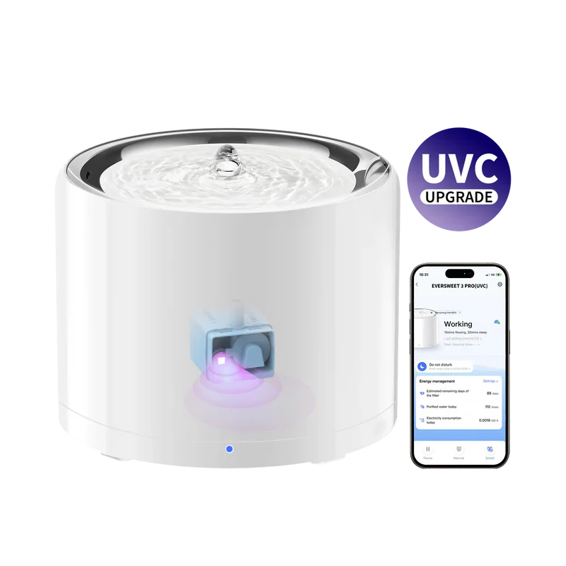 2025/08/25 Is Petkit Water Fountain UVC Worth Buying in Europe? (Safety + Energy-Saving Tested)