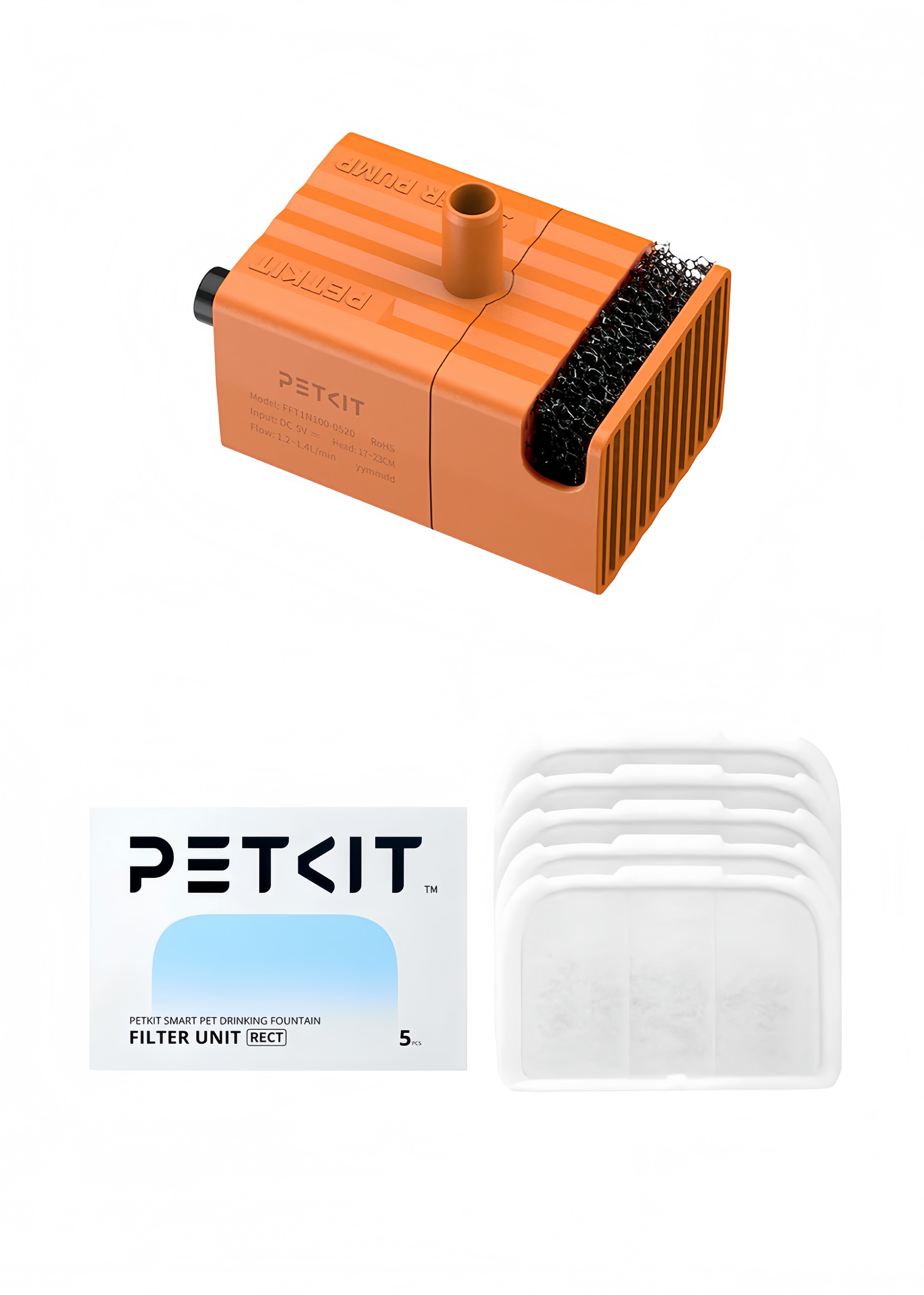 Wireless Water Pump FFT1-2 & Filter Unit RECT 5.0