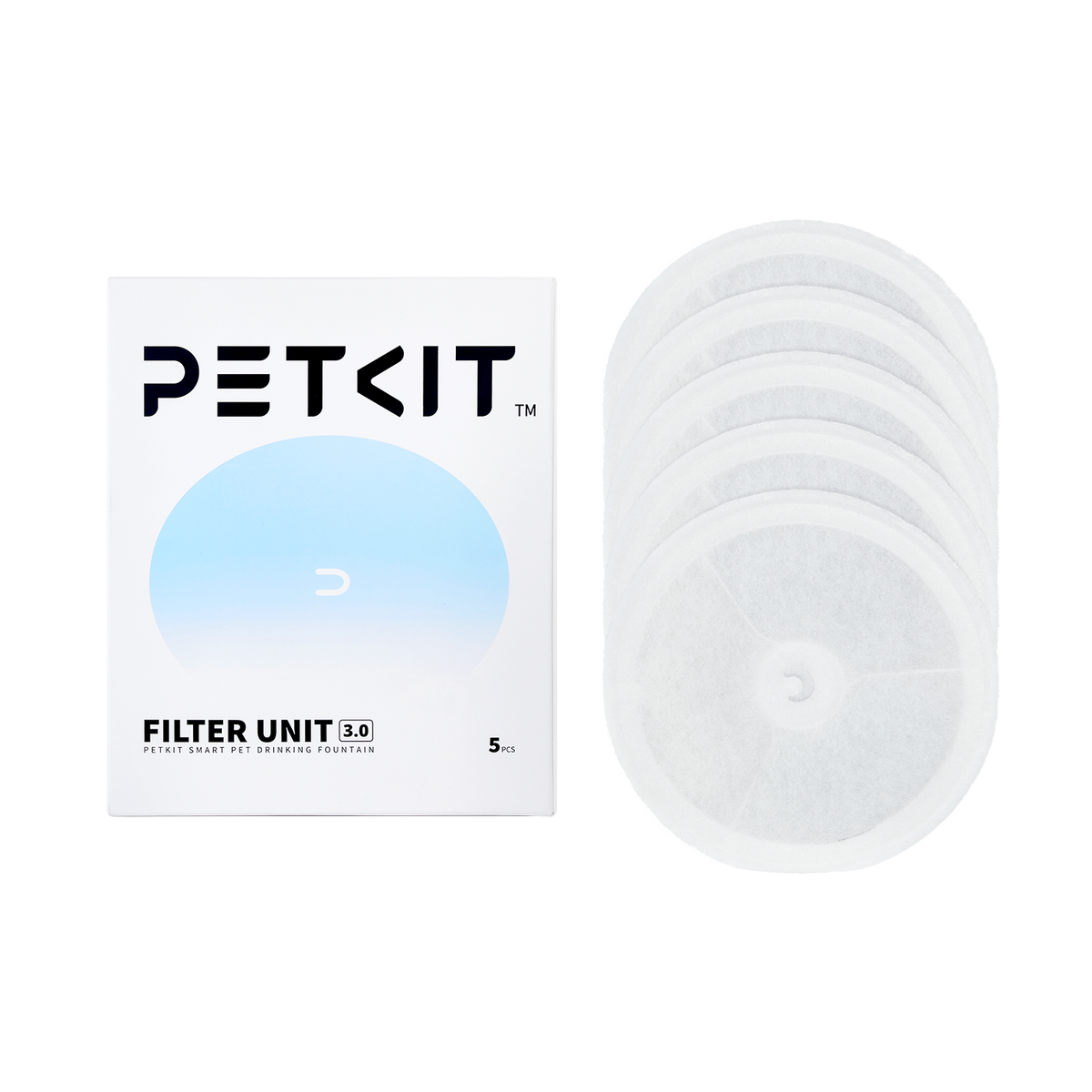 【むぎねこ】ペットキットフィルターユニット3.0 5個入り×4箱 FILTER UNIT 3.0 PETKIT 交換用フィルター 5枚 むぎねこ】ペットキット
