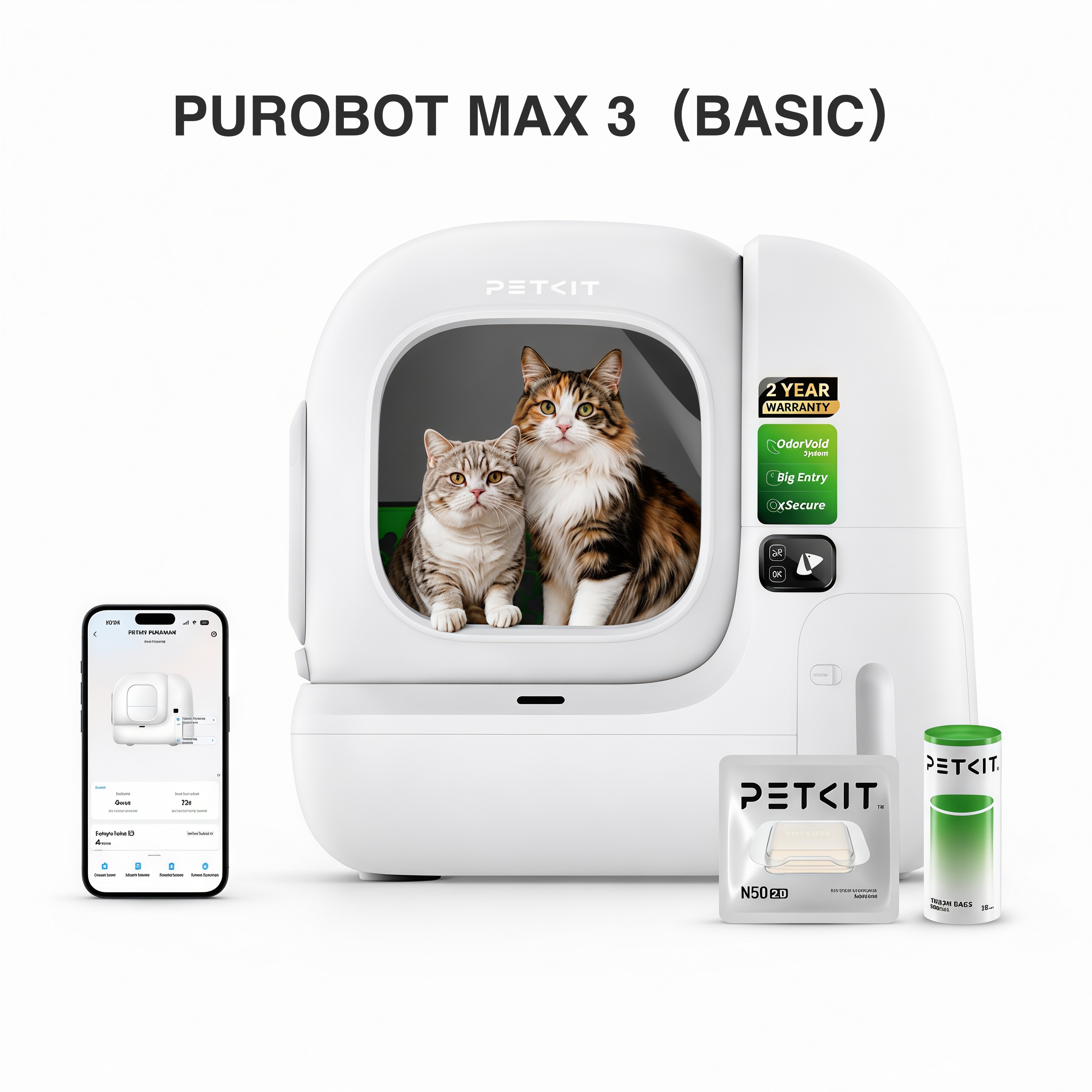 Purobot max 3 Automatic Cat Litter Box