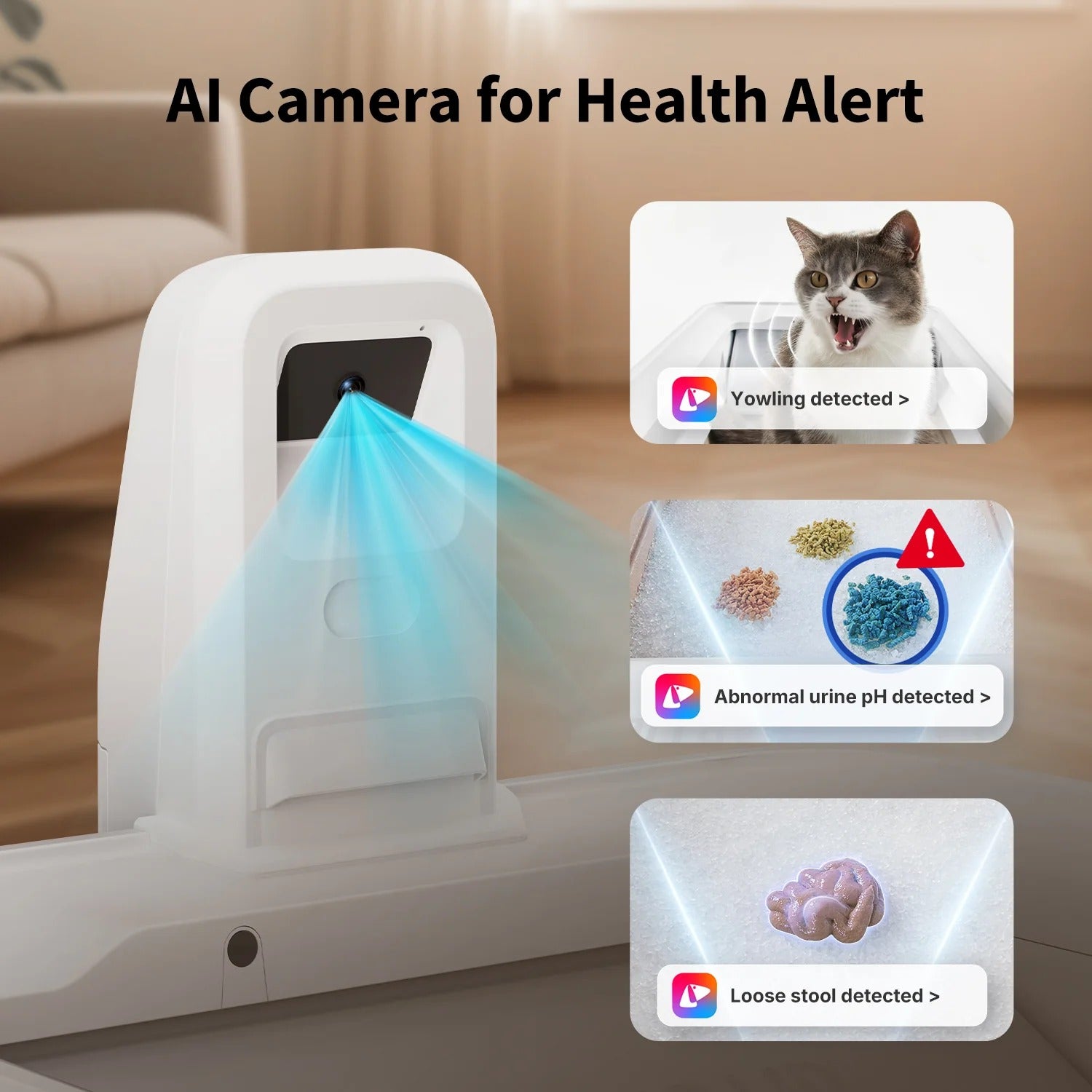 Purobot Crystal Duo Automatic Cat Litter Box with Camera – Smart