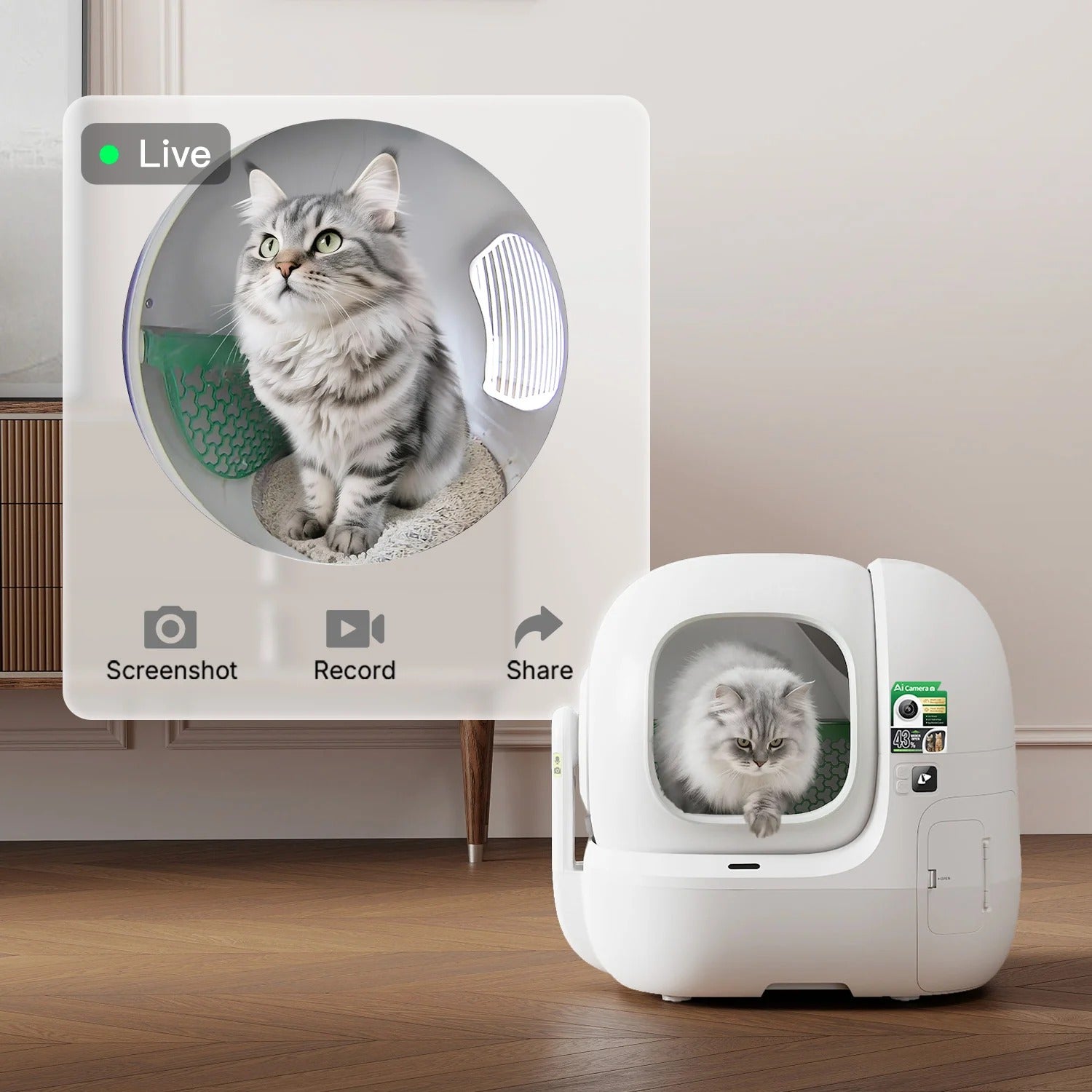 Purobot Max Pro 2 Automatic Cat Litter Box – Smart Cleaning