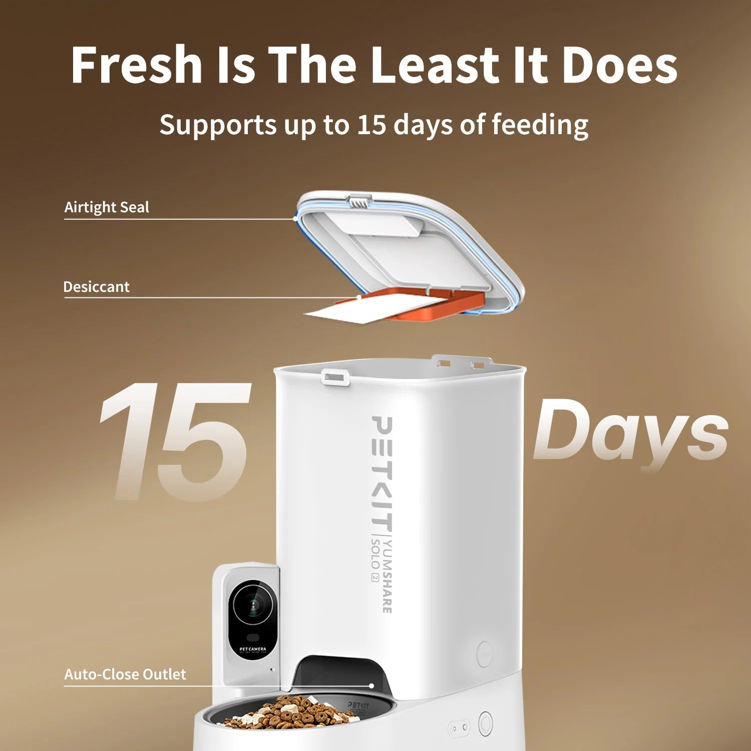 YumShare Solo 2 Automatic Feeder with Camera