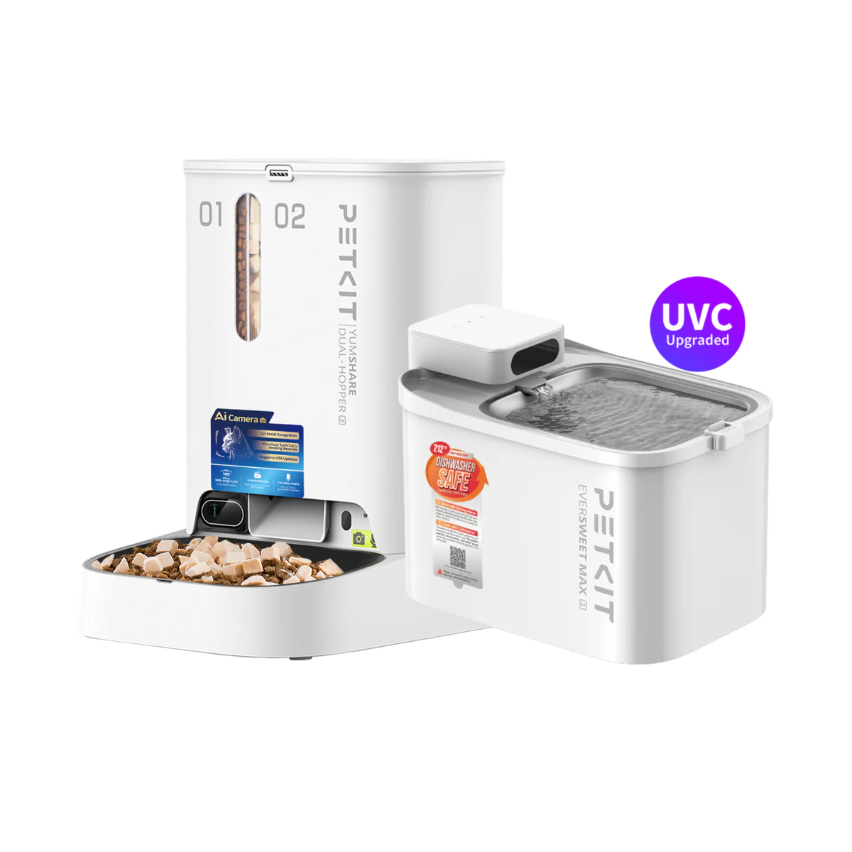 YumShare Dual Hopper 2 + EverSweet Brunnen