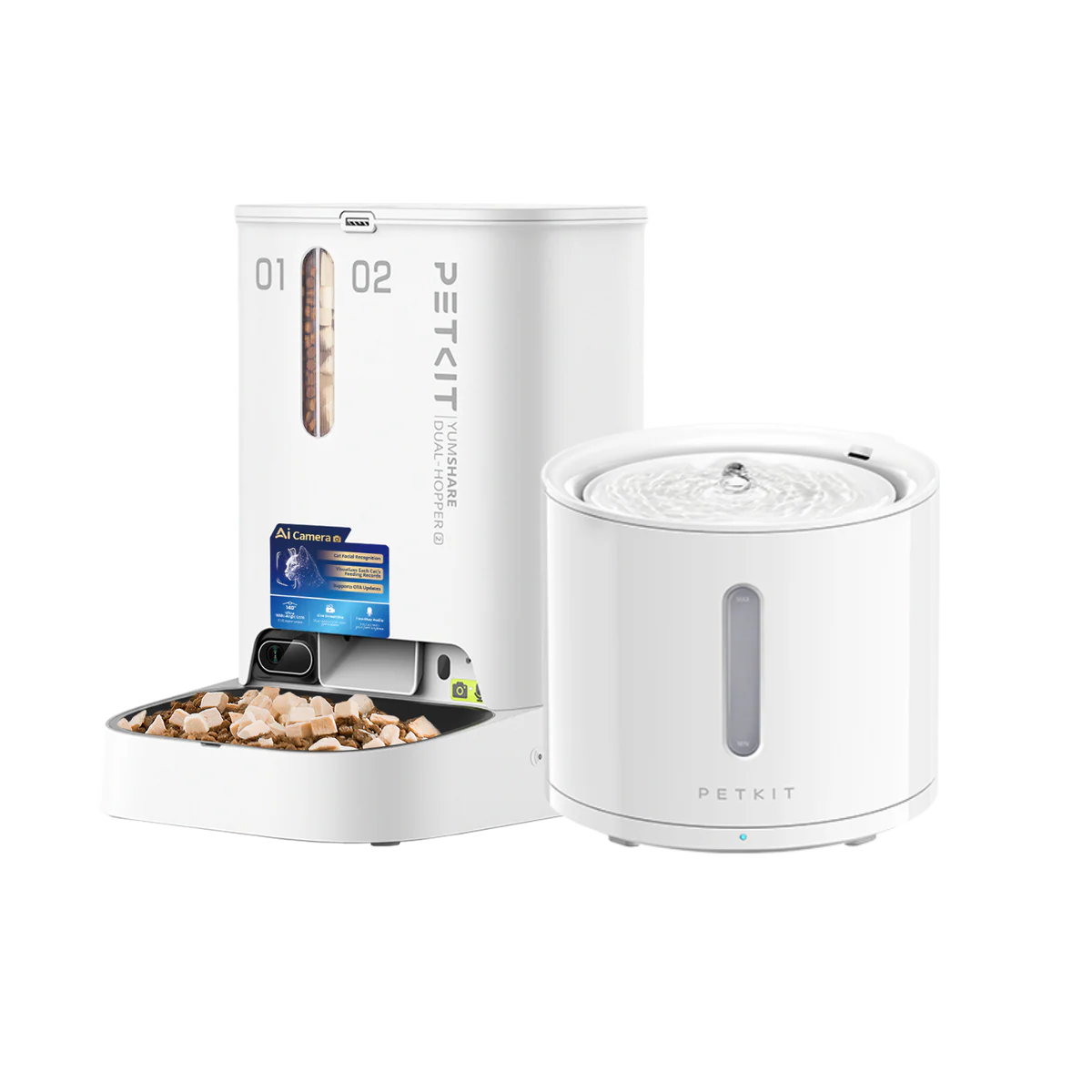 YumShare Dual Hopper 2 + EverSweet Brunnen