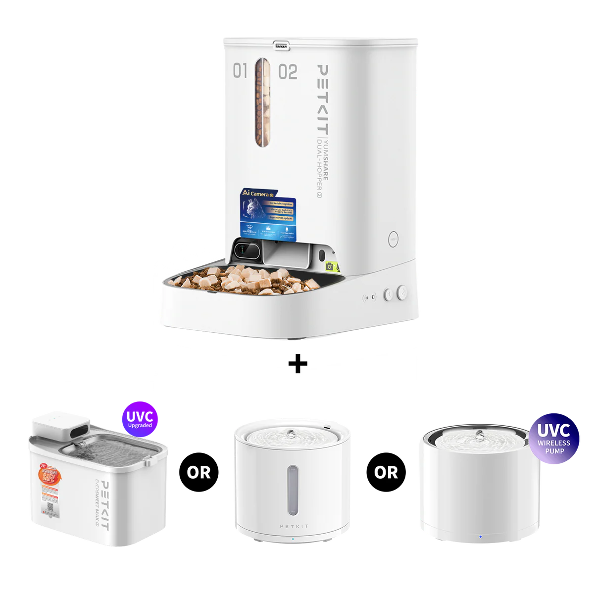 YumShare Dual Hopper 2+EverSweet Fountain